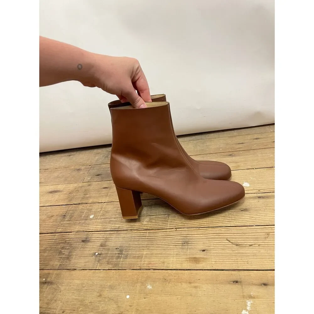 Maraym Nassir Zadeh Brown Leather Agnes Boot (39) - Picture 4 of 7